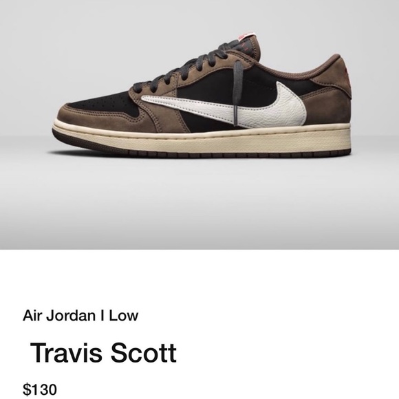 Travis Scott Jordan 1 Low - Picture 14 of 16